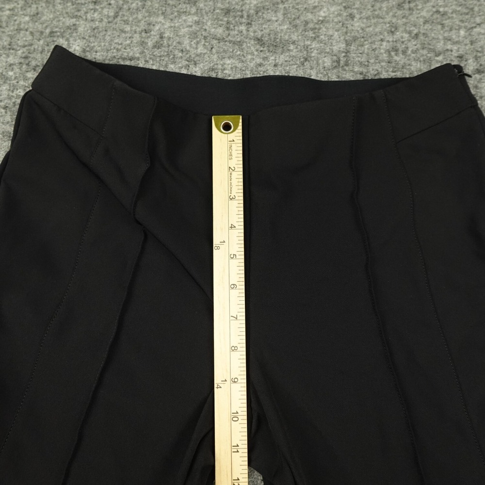 Lafayette 148 New York Pants Womens 10 Black Gramercy Acclaimed Stretch Straight - Picture 7 of 9